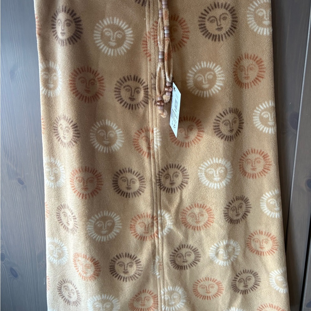 Sun Patterned Tan Skirt